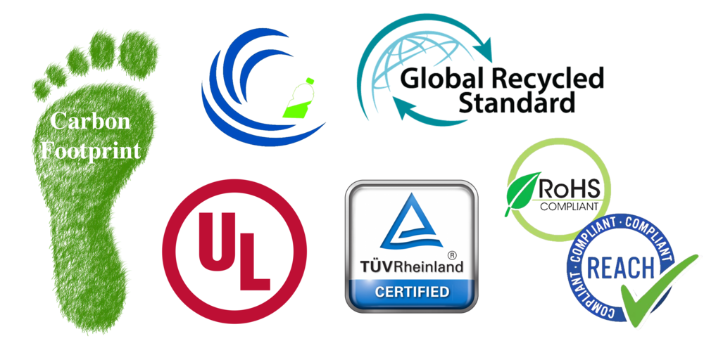 國際與環保認證標章圖示